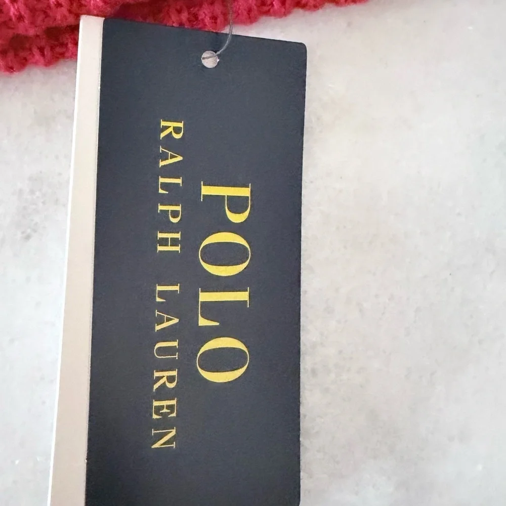 $35 Polo Ralph Lauren Red and Blue Beanie